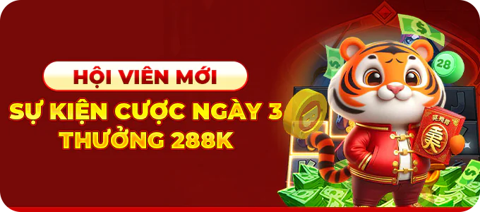 3 ngày cược liên tục thưởng 288k